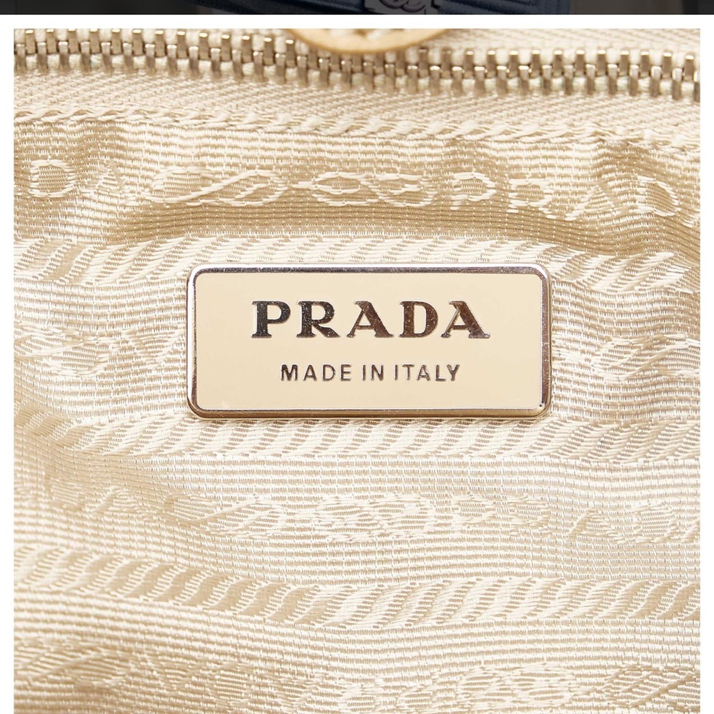 Prada Brown Vitello Daino Tote Bag Beige - Picture 5 of 11
